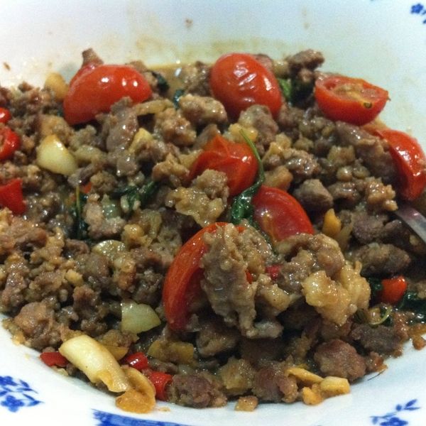 扒完三碗飯! 泰式打拋豬 食譜 : Tina Cho一起做