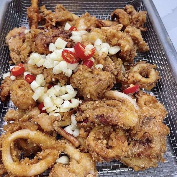 酥炸魷魚圈 : Maoting Liu一起做
