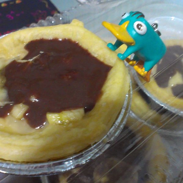 【香蕉巧克力核桃派】 : 寒兒一起做