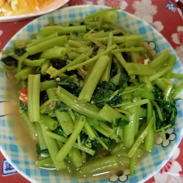 沙茶空心菜 : 戴楓兒一起做