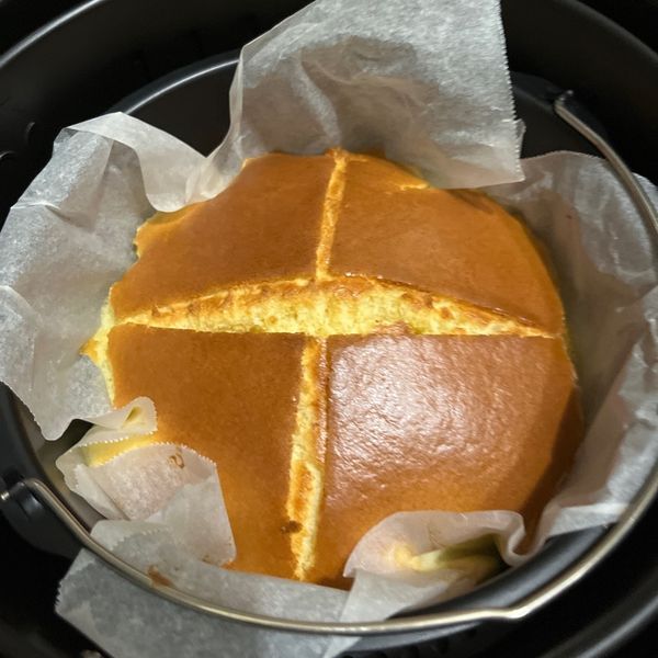 氣炸鍋古早味蛋糕:小妮子 一起做