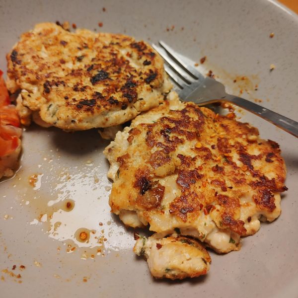 低脂便當菜《香菜雞胸肉餅便當》 : tree一起做