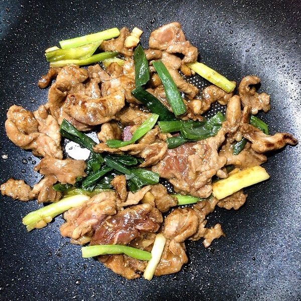 好市多牛肉片做蔥爆牛肉 : Babybear一起做