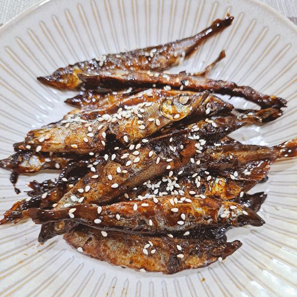 黑糖柳葉魚 : Sharon一起做