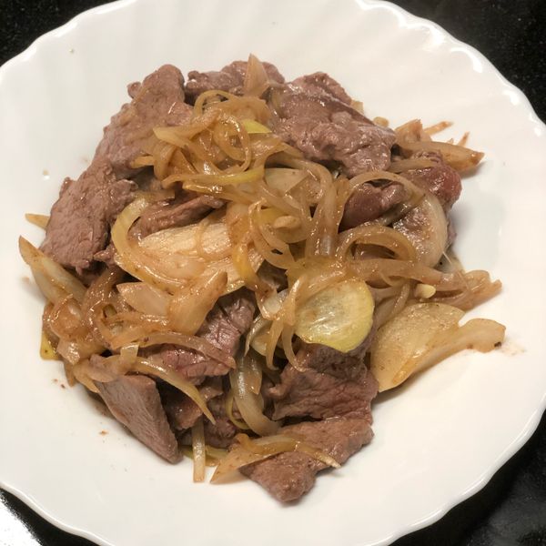 洋蔥板腱牛肉 : J🐰一起做