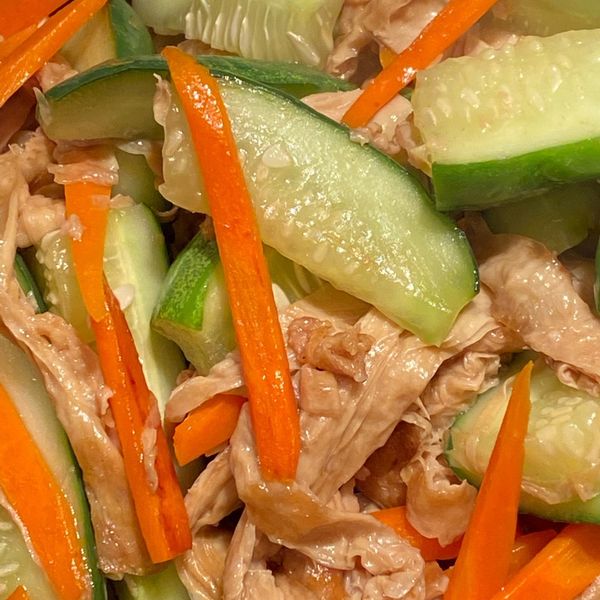 小黃瓜炒豆皮 : Winnie一起做