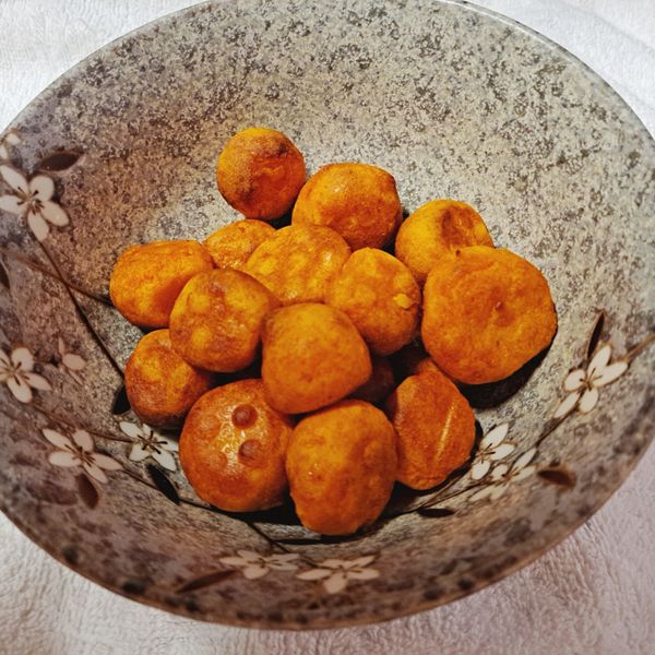 氣炸鍋地瓜球 : 花心少婦一起做