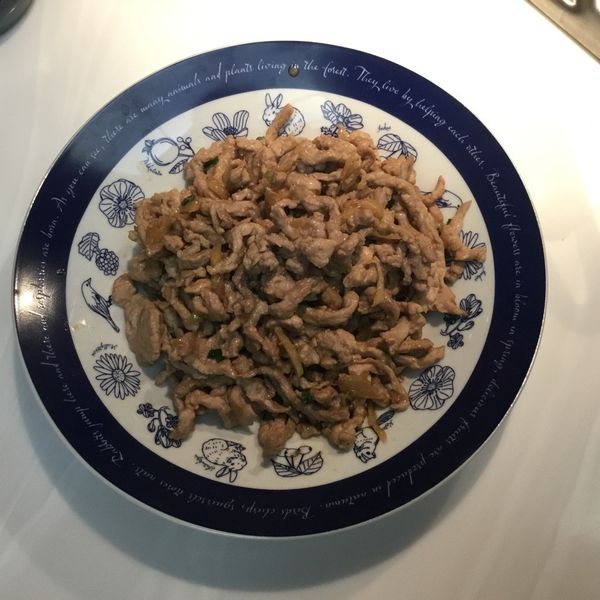 薑絲炒肉絲 : yingyu一起做