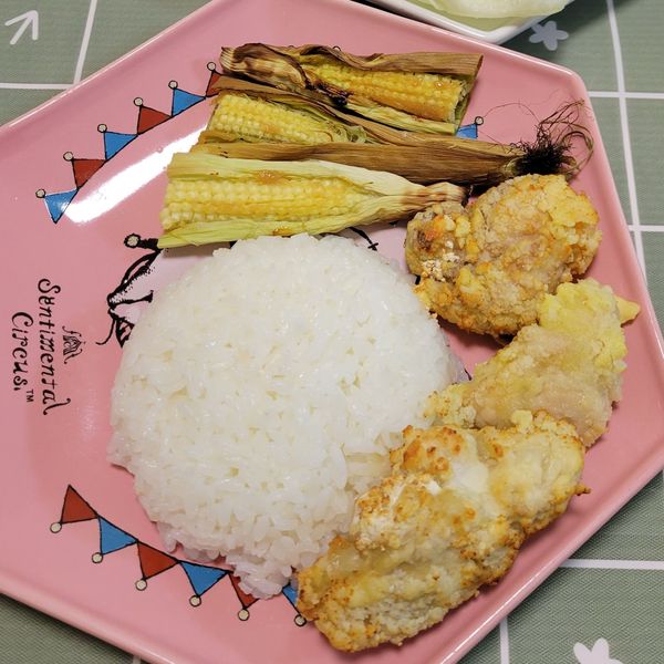 烤玉米筍佐地瓜味噌醬 : 彩虹熊的廚房一起做