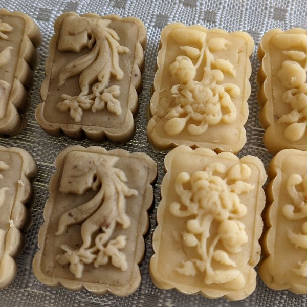 免浸泡 清爽低糖綠豆糕 : Anita一起做