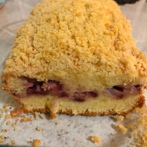 酥粒🍓草莓乳酪磅蛋糕 : 榕榕一起做