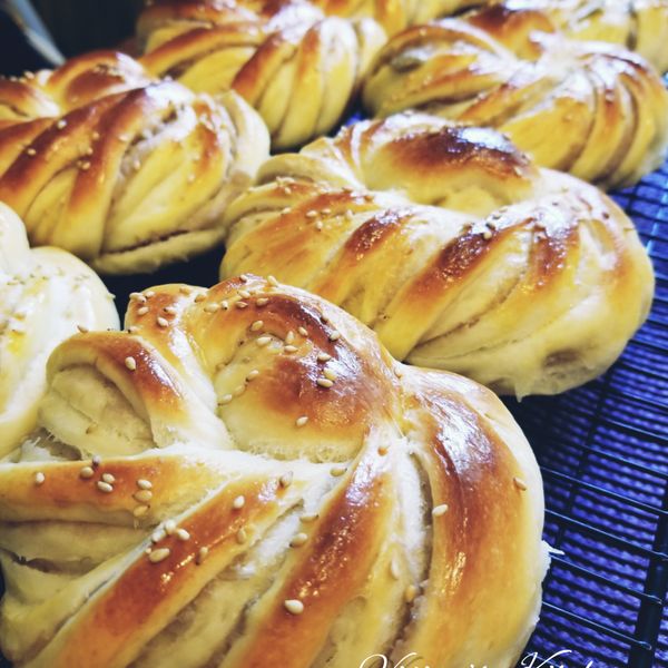 芋泥麵包 : Vivians Kitchen 一起做