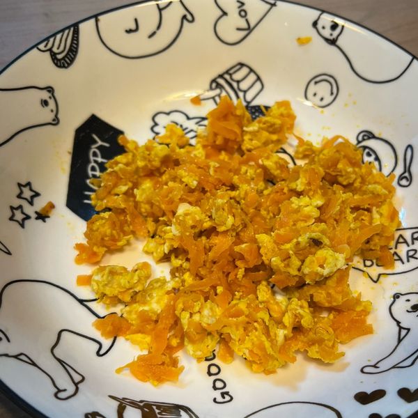 紅蘿蔔炒蛋 : 潘潘一起做