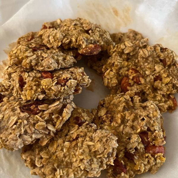 香蕉燕麥健康餅 : Monica一起做