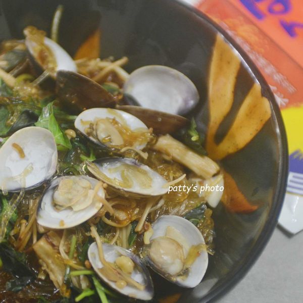 文蛤粉絲煲 : patty一起做