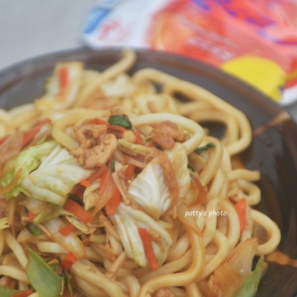 什錦炒烏冬 : patty一起做