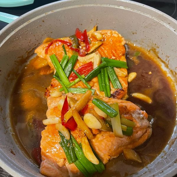 紅燒鮭魚 : Annie Mottoa一起做