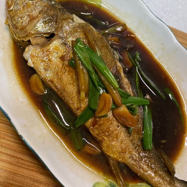 【緊張的】紅燒黃魚 : Stacy Liu一起做