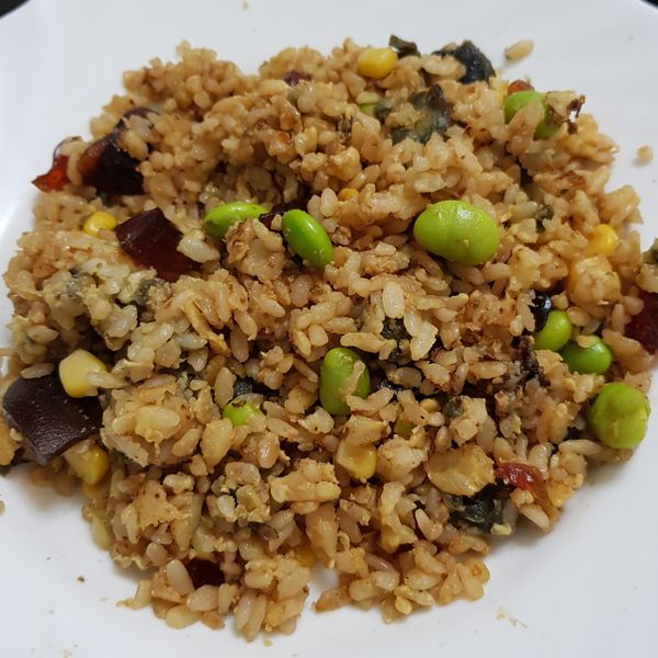 皮蛋炒飯 : sandy一起做