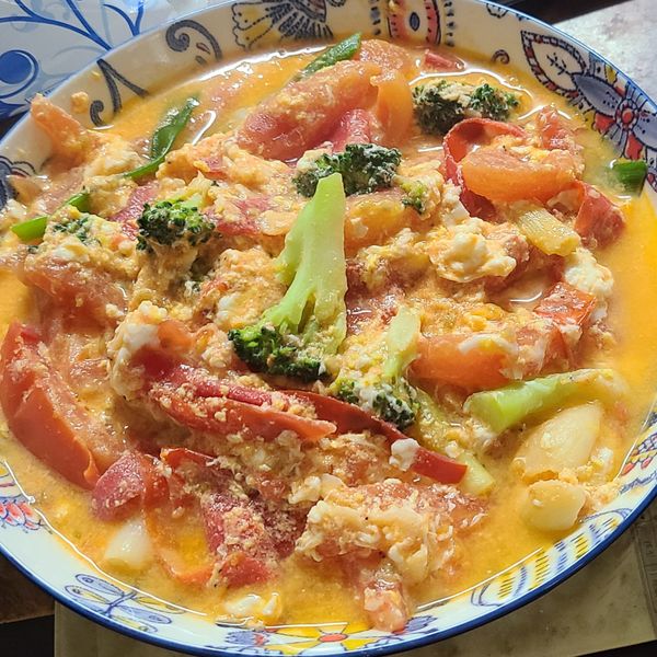 番茄炒蛋：☆芳芳兒☆ 一起做