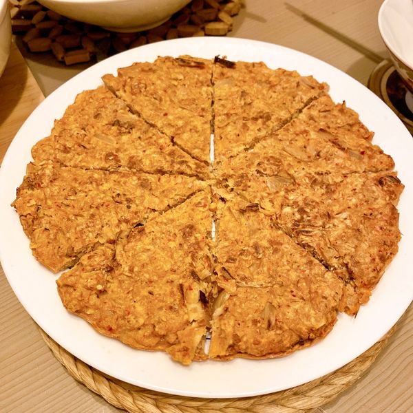 鮪魚泡菜煎餅 (燕麥粉) : Laura一起做