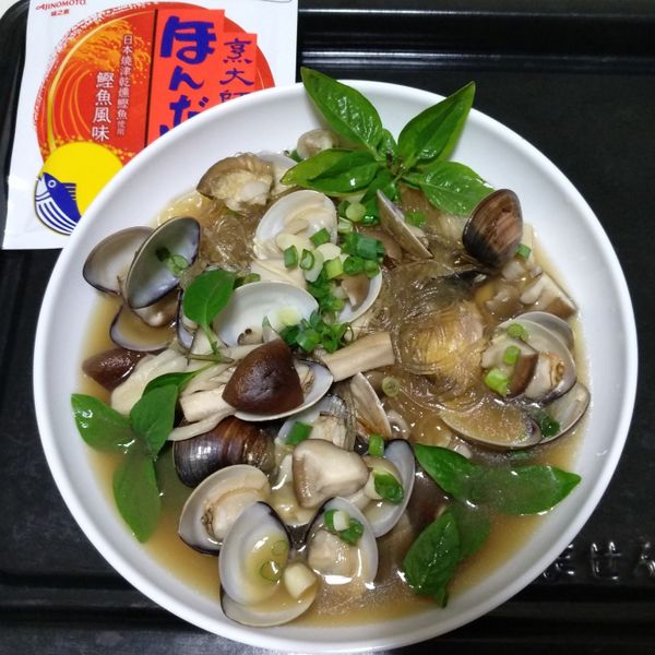 文蛤粉絲煲 : iris一起做