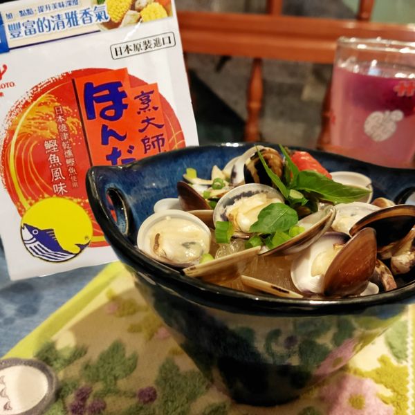 文蛤粉絲煲：agogo 一起做