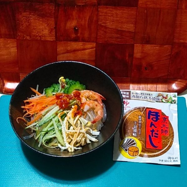 酸辣鮮蝦涼粉 : Sunny一起做