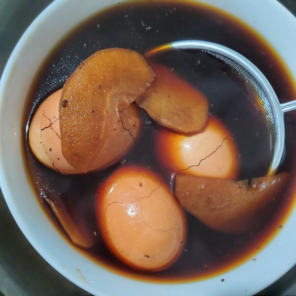 紅茶蘋果茶葉蛋 : 吃貨姐一起做