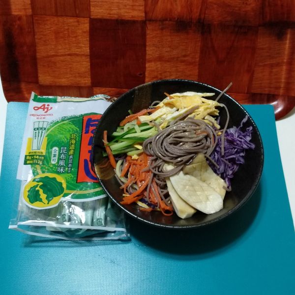 香煎杏鮑菇涼麵 : Sunny一起做