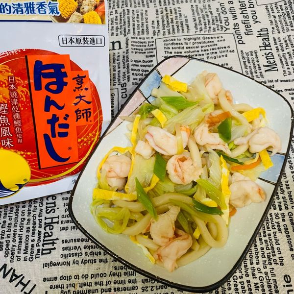 什錦炒烏冬 : 就愛醬做一起做