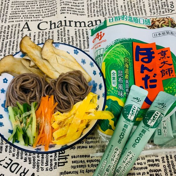 香煎杏鮑菇涼麵 : 就愛醬做一起做