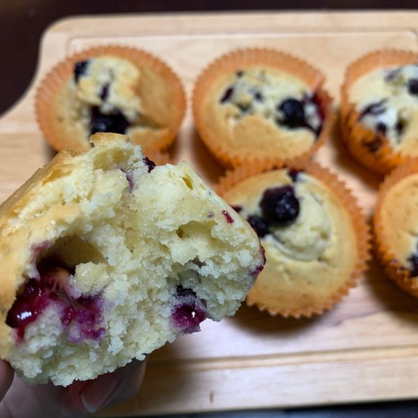 藍莓馬芬blueberry muffin : Jcc料理筆記一起做