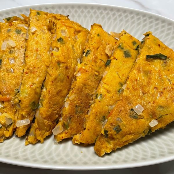 韓式泡菜煎餅:Aren 一起做