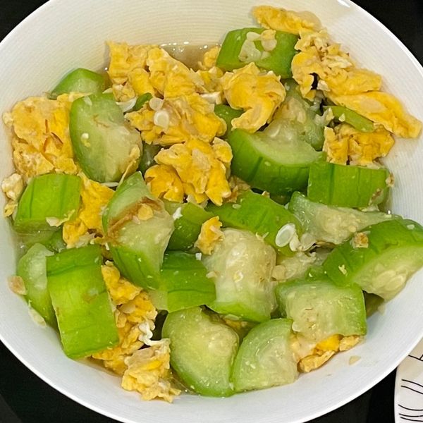 懶人料理 - 絲瓜炒蛋：Wen 一起做