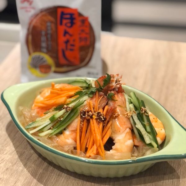 酸辣鮮蝦涼粉 : 黃玉豐一起做