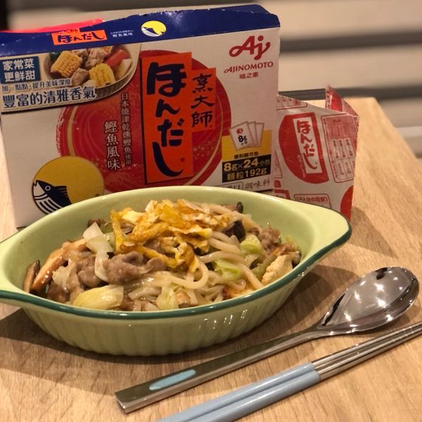 什錦炒烏冬 : 黃玉豐一起做