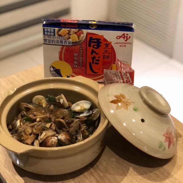 文蛤粉絲煲 : 黃玉豐一起做