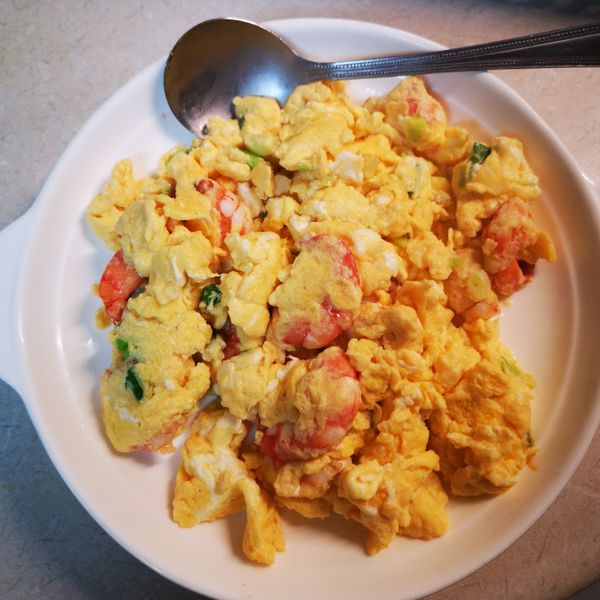 蝦仁炒蛋：Pamela Huang 一起做