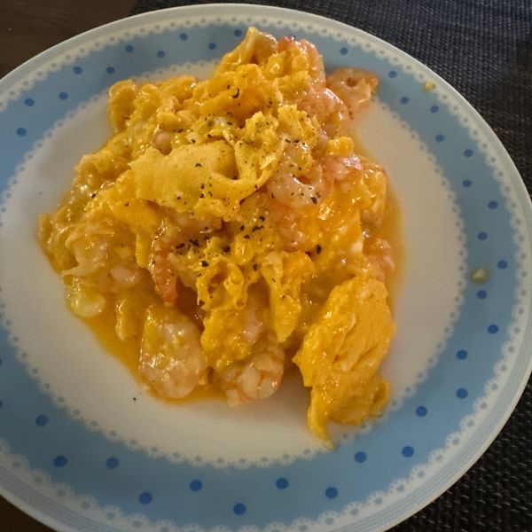 好下飯!嫩蛋炒蝦仁【藍鑽蝦】 : 蓁蓁煮菜困難一起做