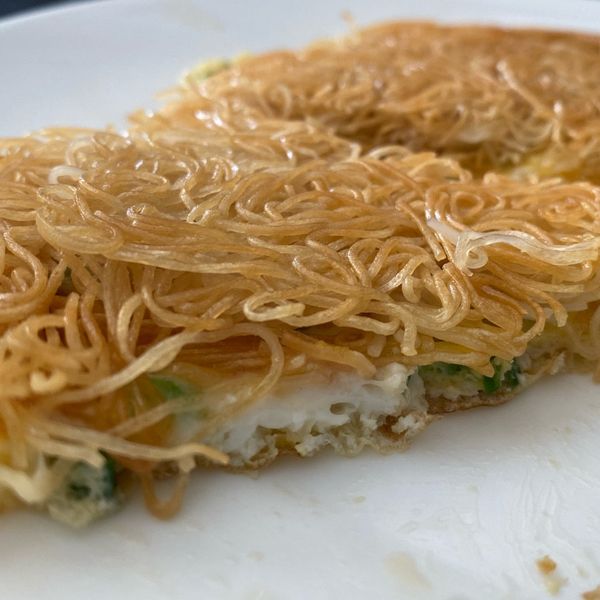 超酥脆的🌳古早味「麻油麵線煎餅」🌼 : Jerry一起做