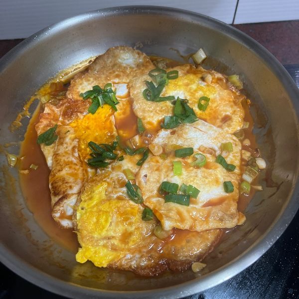 《糖醋荷包蛋》試試荷包蛋不一樣吃法 : 謝紅蟳一起做