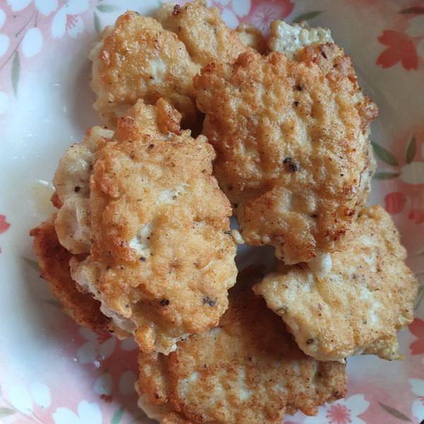 豆腐雞塊 低脂高蛋白 香酥嫩口！ : 綾綾一起做