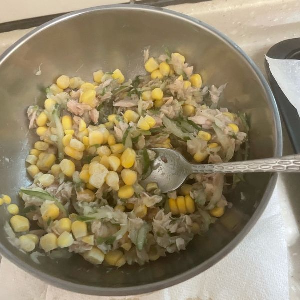 玉米雞丁：阿怡 一起做