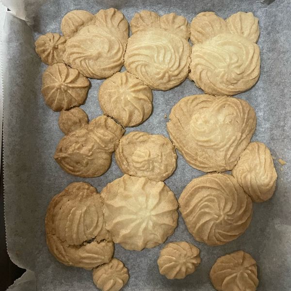 原味曲奇餅（酥鬆好吃） : Gaga一起做