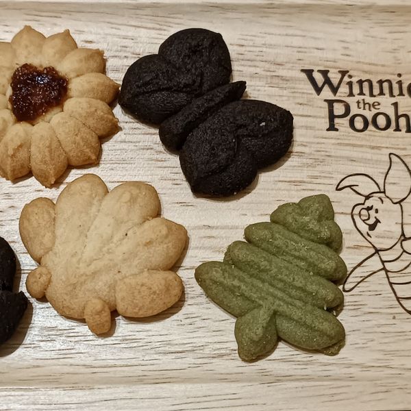 玫瑰曲奇餅乾（原味）：Lon  Kin 一起做