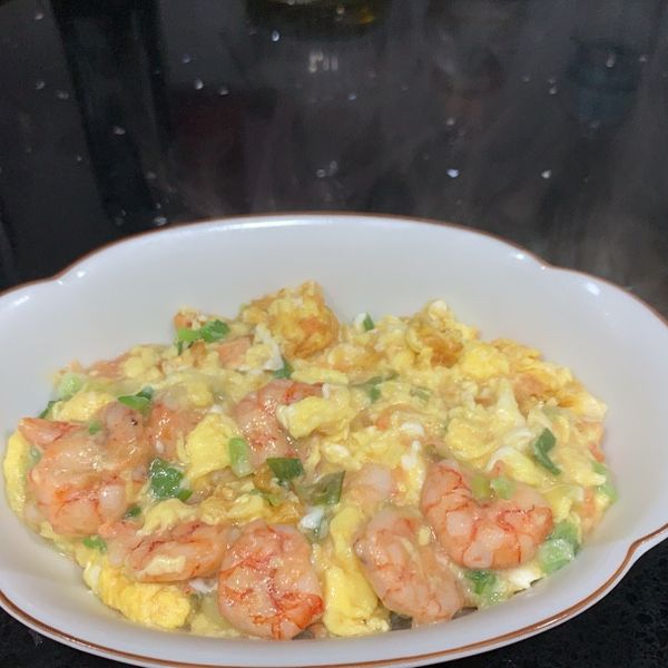 滑蛋蝦仁:S 一起做