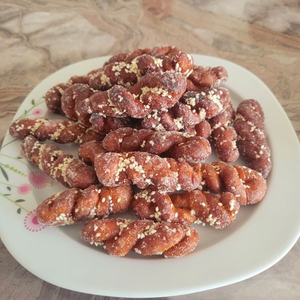 糖霜麻花捲：Sherry 一起做