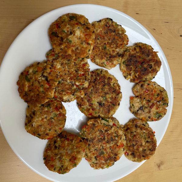 蔬食料理 豆腐煎餅 : cc一起做