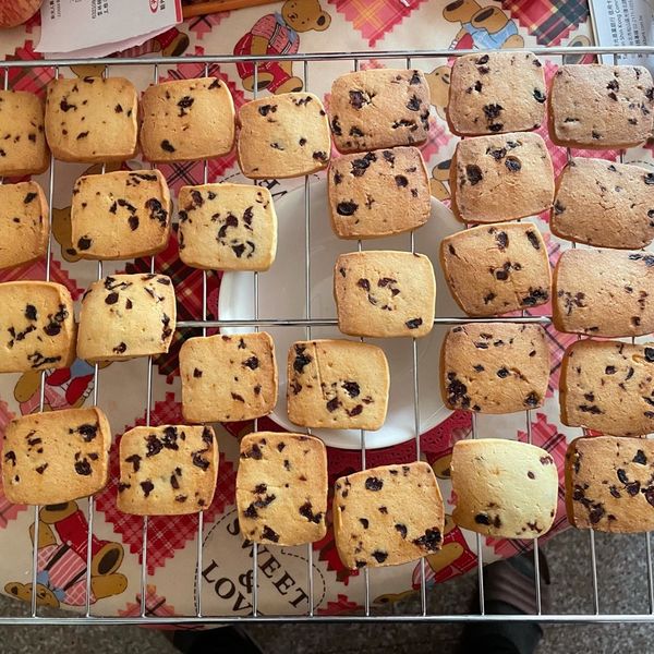 又酥又脆！絕對成功蔓越莓餅乾：靚宇 一起做